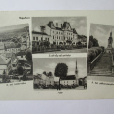 Carte postala colaj foto Odorheiu Secuiesc anii 40