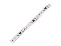 Bandă LED RGB 24V 120 LED/m Albă IP20/IP65