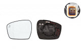 Geam oglinda exterioara cu suport fixare Ford S-Max, 10.2015-, Edge, 06.2014-, Stanga, incalzita; geam asferic; cromat; cu functie detectie unghi mor