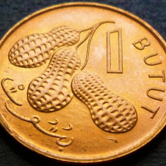 Moneda exotica 1 BUTUT - GAMBIA, anul 1998 *cod 2754 = UNC DIN FASIC!