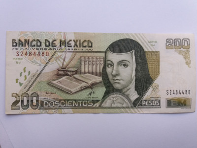 Mexic 200 Pesos 2000 foto