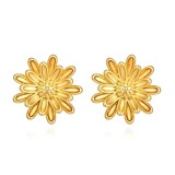 Cumpara ieftin Cercei Luminous Petal, Otel Placat cu Aur 18K - 87262-0