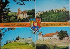 Judetul Brasov. Monumente istorice (Carte postala circulata) foto