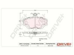 Dr!ve+ DP1010.10.0979 set placute frana,frana disc foto