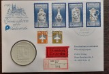 Germania FDC &amp; Medalie Portelan Philatelia 1989 Koln - Colectie Numismatica Straine