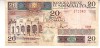 B11 2 - Bancnota foarte veche - Somalia - 20 shilin - 1989