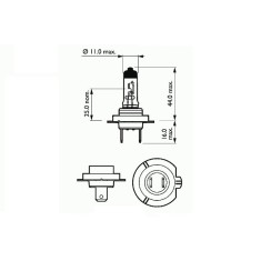 BEC FAR H7 12V 55W PX26D BASIC SCT
