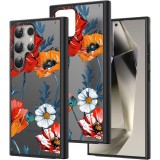 Hus&Auml; pentru samsung galaxy s25 ultra, flower 14, protec&Egrave;ie camer&Auml;, anti&Egrave;oc, design slim, negru