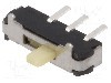 Intrerupator glisant, 2 pozitii, SPDT, ON-ON, KNITTER-SWITCH - MMS 124