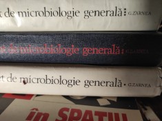 TRATAT DE MICROBIOLOGIE GENERALA - ZARNEA, VOL 1,2,3,1540 PAG CARTONATE