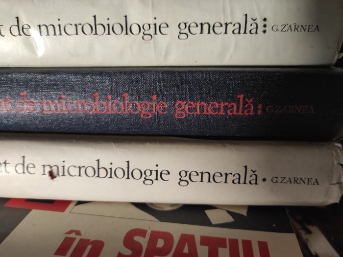 TRATAT DE MICROBIOLOGIE GENERALA - ZARNEA, VOL 1,2,3,1540 PAG CARTONATE