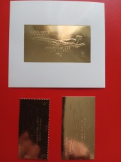 UMM AL QIWAIN, SPACE - MNH GOLD PERF./IMPERF. foto