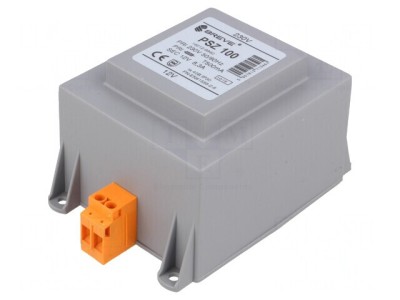 Transformator de Alimentare 100VA 230V AC la 12V pentru Şină DIN foto