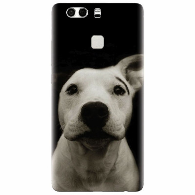 Husa silicon pentru Huawei P9, Funny Dog foto