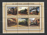 Guinea Bissau 2001 - Locomotive M/S 1v MNH