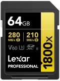 Lexar SDXC Pro 1800x U3 UHS-II R280/W210 (V60) 64GB