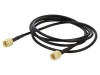 Cablu RP-SMA Tată 1m Negru 50&Omega;
