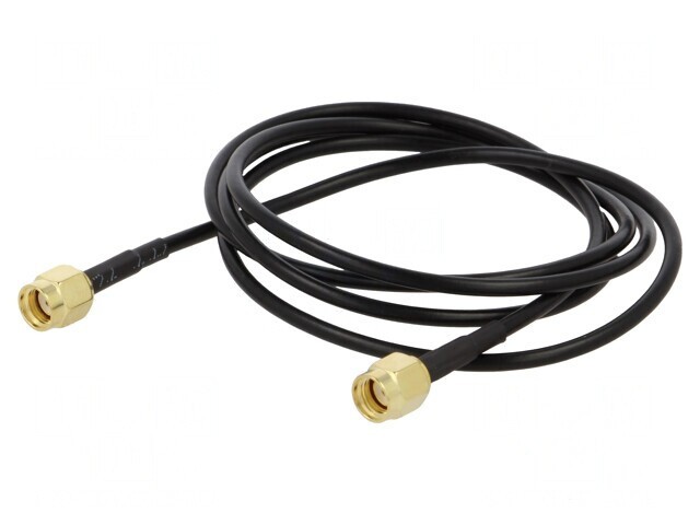 Cablu RP-SMA Tată 1m Negru 50&Omega;