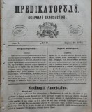 Cumpara ieftin Predicatorul ( Jurnal eclesiastic ), an 1, nr. 16, 1857, alafbetul de tranzitie