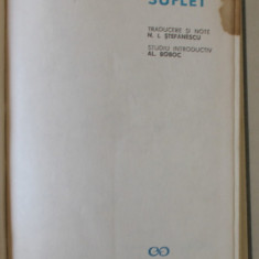 DESPRE SUFLET de ARISTOTEL / CAUZALITATEA IN FILOZOFIE SI STIINTA de O. BANCILA , COLEGAT DE DOUA CARTI , 1969