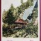 Stancaria - Sihla (Manastirea) - 1902 - clasica, circulata la Bucuresti, printata, color, 3 timbre intacte, stampile lizibile