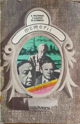 MEMORII-B. PASTERNAK, V. KAVERIN, M. SLONIMSKI foto