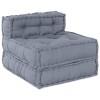 VidaXL Canapea modulară Manual Gri 70 x 70 x 54 cm țesătură 4019046