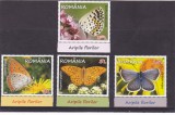 ARIPILE FLORILOR,FLUTURI - 2016 - SERIE cu margine ,Lp.2100,MNH.ROMANIA., Fauna, Nestampilat