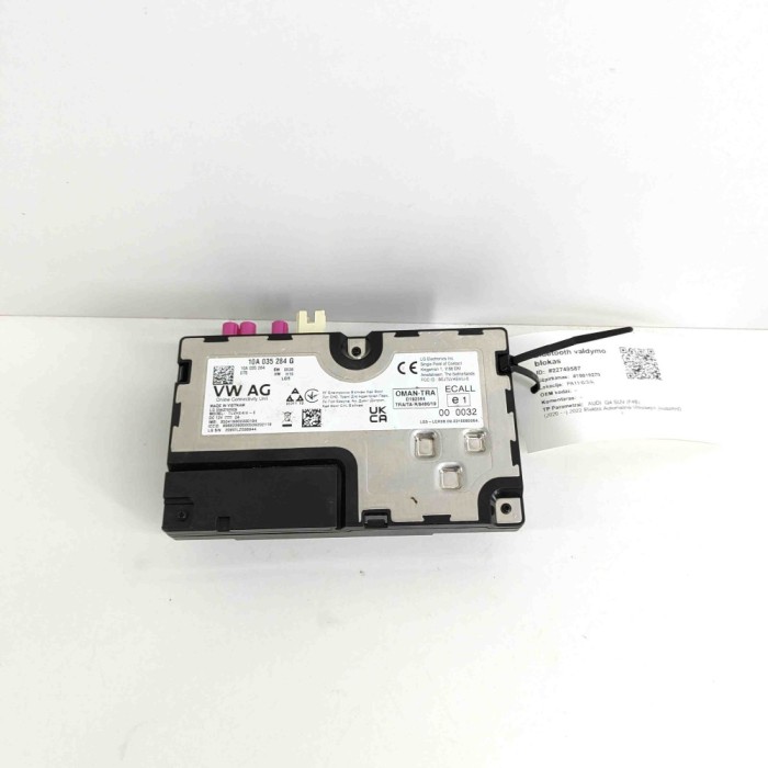 Modul de control Bluetooth AUDI Q4 SUV F4B 2022 OEM: 10A035284G,10A035284 22749587