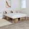 vidaXL Cadru pat metalic, alb, 160x200 cm 350916