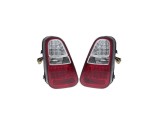 Stop spate, lampa Mini One/Cooper/Cabrio, 07.2007, model tuning, montare spate, stanga+dreapta, cu indicator led; LED+W16W; cromat, rosu,