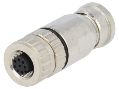 Conector M12 mamă 8 pini IP67 foto