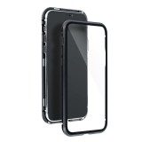 Husa Full Cover 360 Forcell Magneto pentru Iphone XS Max cu protectie display, Negru