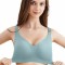 Sutien Alăptat fără Cusături și fără &Icirc;ntărituri - Albastru Pastel - Albastru Pastel, XL