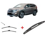 Cumpara ieftin Set 3 stergatoare HONDA CR-V V (RW_, RT_) 2016-2023, pentru parbriz si luneta, Valeo Silencio