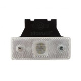 4 LED Indicator luminos lateral remorca Camion Reflector alb 12v