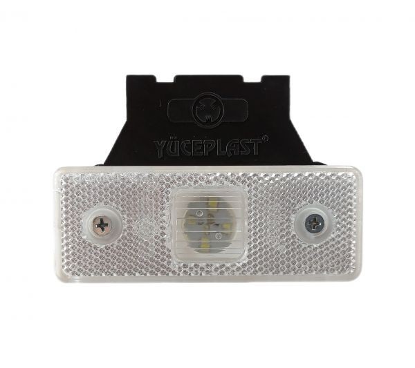 4 LED Indicator luminos lateral remorca Camion Reflector alb 12v