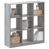 VidaXL Bibliotecă, gri sonoma, 102x32x108 cm, lemn prelucrat 3307842