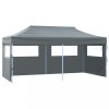 VidaXL Cort de petrecere pliabil cu 4 pereți, antracit, 3 x 6 m, oțel 48867