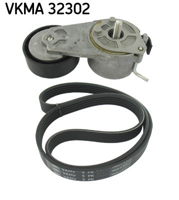 SKF VKMA 32302 Set curea transmisie cu caneluri foto