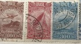 Timbre America Interbelica TMB1RAR Brazilia serie 3