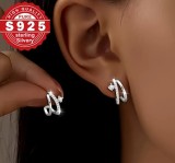 Cercei Argint 925 , zRegina Luminii, , design elegant cu cristale zirconia