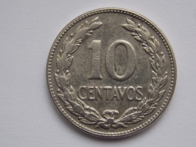 10 CENTAVOS 1968 EL SALVADOR foto