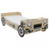 Cumpara ieftin Pat off-road pentru copii, camuflaj, 90 x 200 cm