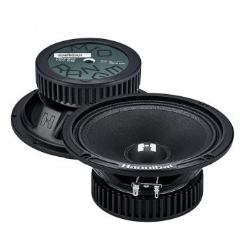 Difuzoare auto Deaf Bonce Hannibal HM-6S set componente, 165mm, 100W RMS, 4Ω, set 2 difuzoare