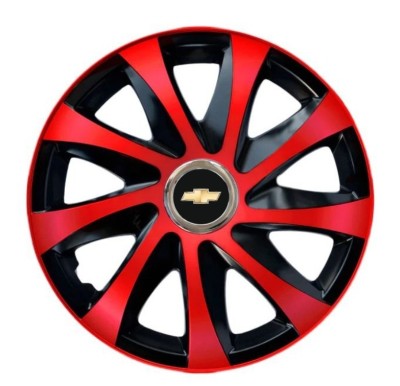 Set 4 capace roti Drift extra red R15 pentru gama Chevrolet foto