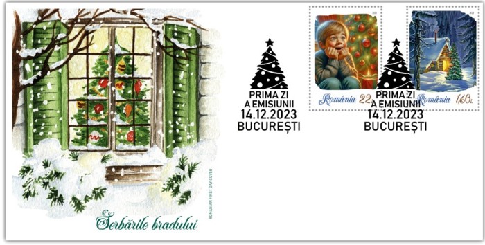 ROMANIA 2023 SERBARILE BRADULUI FDC LP.5/2446 MNH**