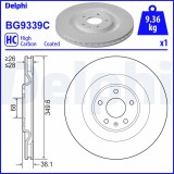 DELPHI BG9339C Disc frana