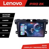 Navigatie Mazda CX-7 2009 Lenovo Kit-097 8 core QLED 2K 12+256 360 Android Waze USB Navigatie Internet Youtube Radio CarStore Technology