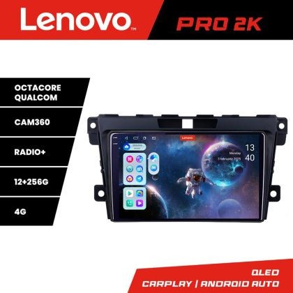 Navigatie Mazda CX-7 2009 Lenovo Kit-097 8 core QLED 2K 12+256 360 Android Waze USB Navigatie Internet Youtube Radio CarStore Technology